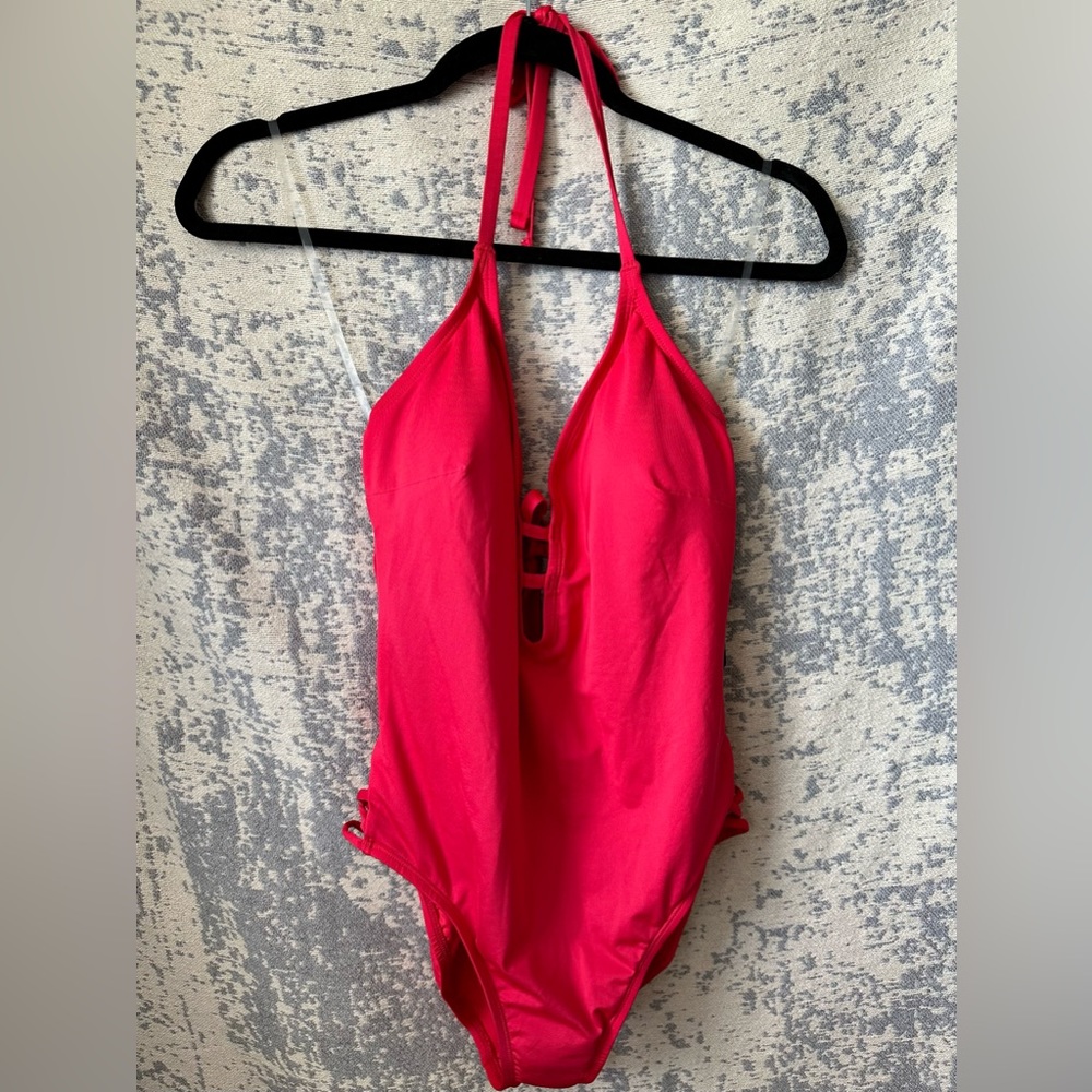 Laundry By Design Plunge One Piece NEW swimsuit